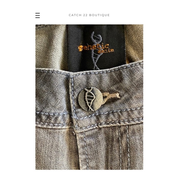 Genetic Denim Grey Wash Jeans **NEW** sz 30 (US 4/6) - Picture 3 of 4